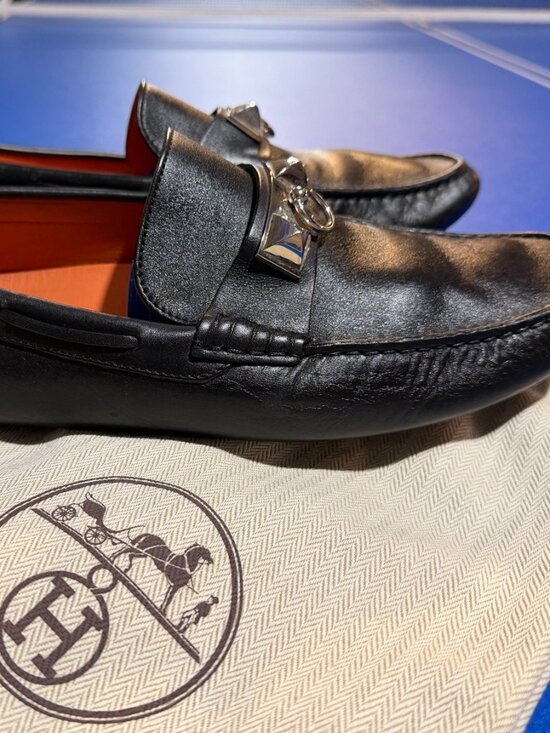 Hermès Men\'s Driving Loafers – Size 41 (New)
